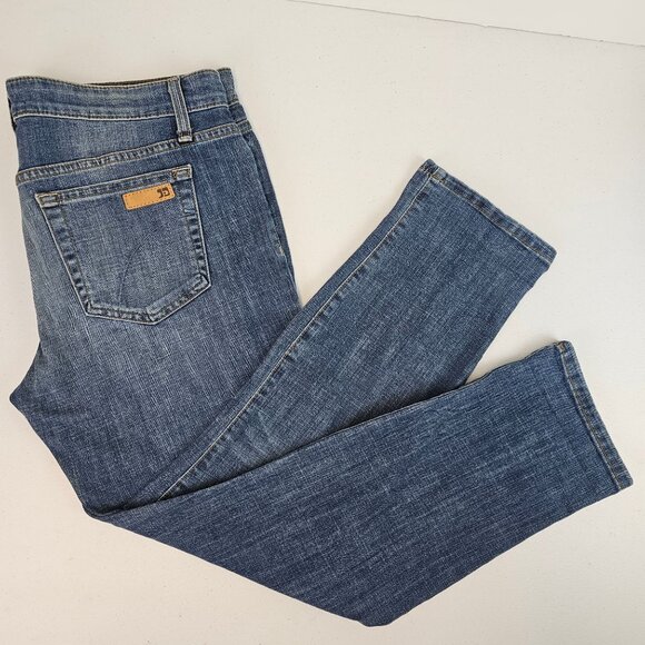 Basic Normcore Skinny Slim Denim Medium Washed Blue Cotton Jeans Womens Joes W31 - Picture 3 of 9